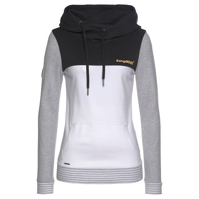 Bluza z KangaROOS, długi rękaw, dopasowany krój, wykonany z materiału interlock