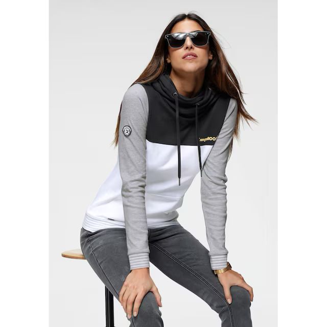 Bluza z KangaROOS, długi rękaw, dopasowany krój, wykonany z materiału interlock