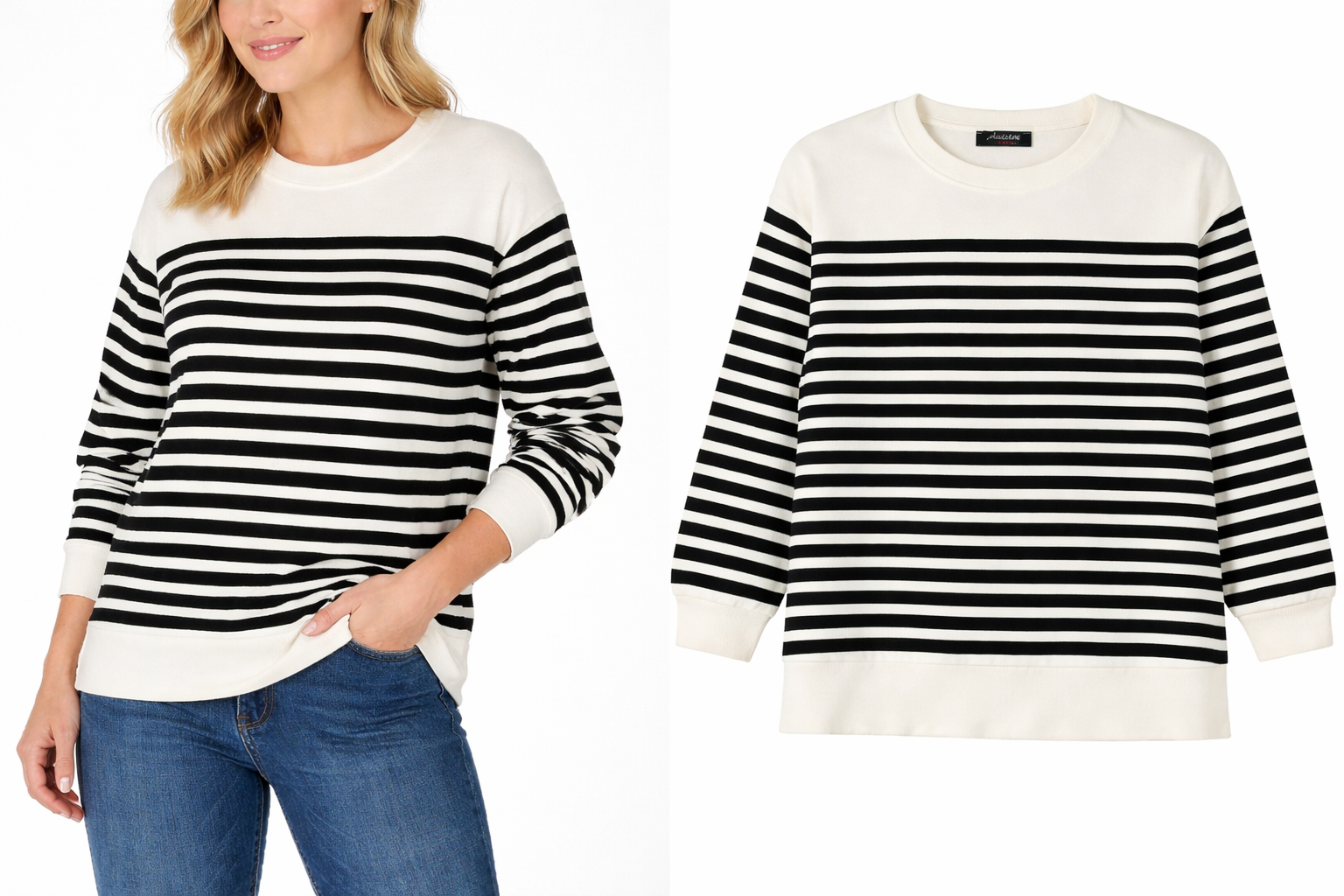 Bluza w paski ARISTON CASUAL